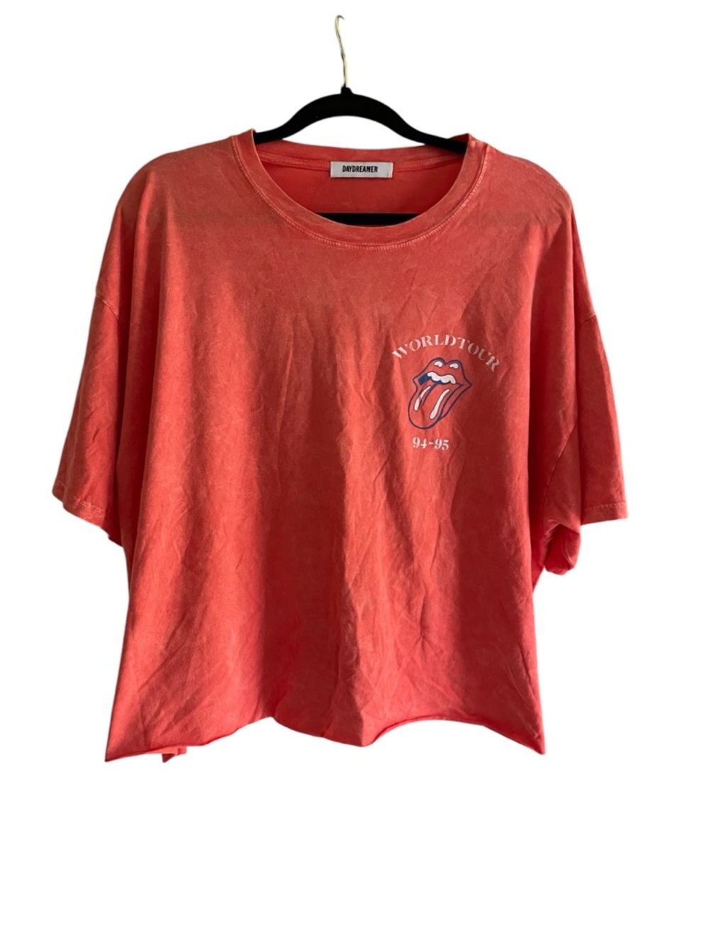 Daydreamer Rolling Stones 94–95 World Tour Tee | Cropped Oversized Boxy Graphic